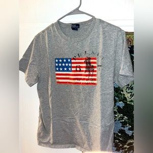 XL Polo American Flag tee
